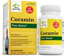 Terry natural curamina - Curcumina supliment pentru circulatie si suport Endorphin - Suport pentru discomfort ocazional - SIDA musculare sănătoase - 60 capsule