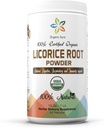 Aura organică Licorice Root Powder 16Oz -1Lb. Natural Digestive și suport imunitar. Îmbunătățește sănătatea generală. 100% naturale și crud Superfood Supliment. Fără OMG. Gluten Free.