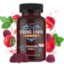 YumVs Supliment de potasiu Gumries - Aroma de căpșuni - 99 mg (sub formă de Citrat de potasiu) per Servire - Suporturi Echilibrul de electrolitice - Vegetarian Kosher Halal Gluten Gratuit Gume pure de potasiu (60 Count)