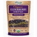 Elderwise Organic Elderberry Syrup Kit - Ușor de utilizat, DIY Elderberry Syrup Kit de luare cu Elderberberries ,Rosehips, Ghimbir, Echinacea, Scorțișoară, și Cloves, Makes 32oz de Syrup, Brewing Bag Inclus