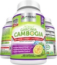 PROASPETE SANATATE 100% Extract pur Garcinia Cambogia - Toate naturale Appetit Suppressant & Greutate Management Suport - 180 capsule