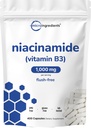 Vitamina B3 Niacinamida 500 mg per capsulă, 400 capsule 