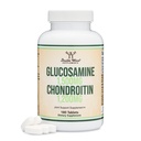 Glucosamină Chondroitin Triple Putere (1,500 mg Glucosamină Sulfat, 1200 mg Chondroitin) 180 comprimate, Două luni de aprovizionare (Supliment de sprijin comun) Gluten gratuit, non-GMO de lemn dublu