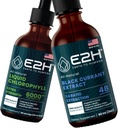 E2H: Clorofilă lichidă și extract de coacăze negre naturale 