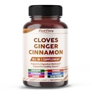 Ultra Cuișoare cu ghimbir și scorțișoară - All-in-1 Supliment pentru Digestive și asistență medicală orală - Made in the USA - 150 Capsule