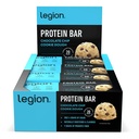 Legiunea Ciocolată Chip Cookie Dough Proteina Bar - 100% Whey Proteine Baruri de zahăr scăzut Proteină ridicată cu Prebiotic Fibră - Soy-Free, Gluten gratuit, natural aroma, Fat scăzut, Baruri de proteine ridicate (12 Conte)