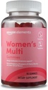 Elemente - Adulti Femei pana in prezent Multivitamine organice, 90 Gume (30 portii), Vegetarian, Gluten Free (previously Revly)
