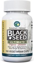 Plante aromatice uimitoare Spectrul întreg Black Seed Ultimate, Capsule vegetariene - Olive Leaf & Usturoi extracte Plus Ginger & Cayenne, Gluten Free, Non OMG, Vegan - 100 Conte