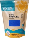 Yogi Super Foods 16oz Blue Spirulina Pulbere din extract de alge verde-albastru - Superfood Plant, bogat sursa de proteine, pentru suport imun, energie, produse alimentare naturale de colorat pentru coacere - 1lb sac