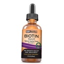 SBR Nutriție Picături lichide Biotin, 5000mcg per Serving (60) 1.0Fl.oz (30ml) Vanilie