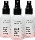 Evolved by nature Body Spray & Face Mist for Eczema-provocate de piele, Good Days Skin Spray, 3 Pack, Clinical Proven Body & Facial Spray, Helps Reduce iritation & Redness of Dry & Sensibile Skin
