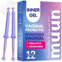 Probiotice vaginale Muun Femeilor I Infecţie de dungi & BV Tratament Pachet 12 I Moisturizer vaginal pentru uscare şi Promovarea echilibrului pH-ului I Eliminarea femelelor Odor şi sănătatea vaginală I Hormone & Estrogen Free