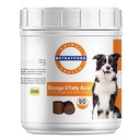 Stratford Pharmaceuticals EZ Chew Omega 3 Fatty Acid Soft Chew Max Putere - Dog Omega 3 Supliment - Mesteca moale tratează cu ulei de pește pentru câini - câini mari și gigant - 90 Chews moale