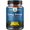 Lung Detox Mullein Leaf Capsule - Purificarea complexului Mullein Lung Cleanse cu NAC Querbetin & Cordyceps Extras - Leaf Herb Supliment respirator pentru Sinus Imunity & suport respirație