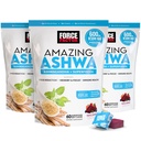 Force FACTOR Amazing Ashwa pentru Stress Relief, Memorie, Focus, şi Immune Supplement cu KSM-66 Ashwagandha pentru Stress, 180 Soft Chews
