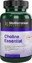 Choline, Prenatal Brain și Cognitive Support Vitamina, Kosher, Vegetarian, Choline Supliment pentru gravide și asistente medicale, 550 mg de colină per servire, 60 zile de aprovizionare