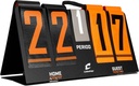 CHAMPRODeluxe Flip-a-Score Scoreboard (Points, periods, Games)