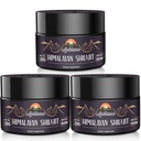 Ajoblanco 600mg Natural Himalayan Organic Shilajit Resin - Himalayan Gold Shilajit Resin cu organic Ayurvedic Blend în mare potenta pentru energie, Putere & Imunitate, Pachet de 3