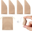 Nuanchu 2 Packs Auding Aid Comfort Protection with Storage Bag Ajutor auditiv Fits 1" - 1,25" Protejați amplificatoarele de murdărie, transpirație, vânt (Fits 1" to 1,25,"Khaki)