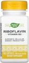 Natura's Way Vitamin B2, 100 mg Riboflavin, 100 capsule, ambalaj cu 2 capsule