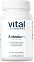 Nutrienţi vitali - Seleniu - Suport antioxidant puternic - 90 Capsule vegetariene per flacon - 200 mcg