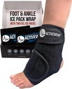 ActiveWrap Foot & Ankle Ice Pack Wrap for Heel, Arch, and Ankle Discomfort, Umflare, Soreness, and Dail Recovery 