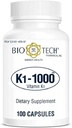 Bio-Tech Pharmacal K1-1000 (Vitamina K1) 100 Capsule - 3 ambalaje