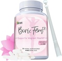 N'More Boric Acid Vaginal Sa presupunetoare - 100% Pure Made in USA - Boricfem Support Vaginal Health (One) (30 Serving, Boricfem with Applicator)