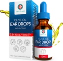 Medi Grad Olive picaturi Oil Ureche pentru îndepărtarea ceara si urechi blocate, 10ml - 100% Ceara naturala ceara picaturi cu Pipette Dropper Softens și elimină Hardened Earwax Buildup - Advanced Ear Wax picături
