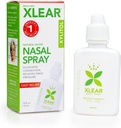 Xlear Natural Saline Nasal Spray cu Xilitol, Nose Moisturizer pentru copii și adulți, 0,75 fl oz (Pachet de 1)