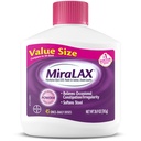 MiraLAX Pulbere laxativă, Relief de constipaţie blândă pentru adulţi, Stool Softner cu PEG 3350, Laxativ nestimulant, Fără efecte secundare dure, Laxativ osmotic, 45 doză