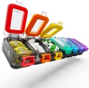 Fullicon Weekly Pill Organizator 7 zile Ultra Umiditate și Proof Spill Zilnic Pilula cutie, mare caz de medicină cu Buckle securizat, Compact Travel Pilula container pentru pastile, vitamina, și ulei de pește (Rainbow negru)
