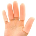 JKcare Deget mare Cots, 10 Pack Silicon Mâneci de degete suport pentru degete de declanșare și artrită - acoperă protector pentru crăpat, Corn și Calus durere ajutor