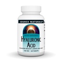Sursa Naturals Acid hialuronic, promovează articulații sănătoase și piele*, 100mg - 60 comprimate