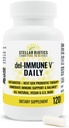 Del-Immune V® Daily by Stellar Biotics, All-Natural Immune Support & Gut Health, Imediat Care, Metabiotic: NextGen Probiotic Terapia (120 Caps)