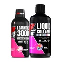 PROSUPPS L-Carnitina 3000 Shoturi Stimulante Lichide Gratuite (Fructul Dragonului) Amino23 Shoturi Colagen lichid (Berry) Bundle