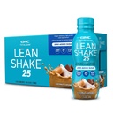 GNC Lean Shake 25 Proteine Shake, Clinic dovedit de management al greutății, de înlocuire de masă, 25g Proteina cu zero adăugat zahăr, gata de băut, nucă de cocos Caramel, Pachet de 12