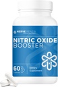 Nervi Reînnoirea Booster de oxid de azot - Suplimentul de oxid de azot cu L Arginină Hydrochloride pentru nutrirea completă a nervilor - 60 capsule