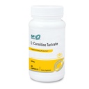 Klaire Labs SFI Health L-Carnitina Tartrat - Aminoacid 500 mg, L-Carnitină stabilizată - Fără D-Carnitină sintetică (60 capsule)