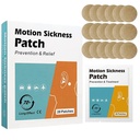 20 Count Motion Sickness Patches - Rapid Acting Relieves Amețeli de rău de mare și rău de mașină, Costum pentru mașini și plimbări cu barca, Cruise și Airplane Travel Patches