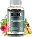 SLIMt pierdere in greutate & Apetit control Gumies, Booster de metabolism termogenic, ajuta cu pierderea in greutate pentru femei si barbati, Booster de energie naturala, 60 Conte - Wellnesspath Rx si solutii de sanatate