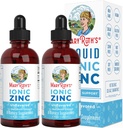 MaryRuth Organics, Ionic Zinc lichid picături pentru suport imunitar neflavorat 4oz. (120 ml) 2 ambalaj