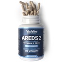 AREDS 2 Vitamine Ochi - Vitamine VisiVite pentru sanatatea ochilor fara vitamina E - Vitamine oculare pentru Seniori - Luteina si Suplimentele Zeaxantinei - 60 Capsule