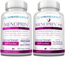 Stiinta aprobata Menoprin - Menopauza suport - Protykin, Black Cohosh - 1 flacon Menoprin Day + 1 flacon Menoprin PM - Vegan