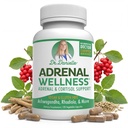 Wellness suprarenal Ashwagandha & More - Minte organică, Suport corp de Dr. Danielle, 120 Capsule