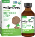 Wellements Organic Daytime Baby Tuse Siropul de Tuse de Soothes Ocazional Tuse datorita Gâtului uscat * 2 Fl Oz, 4 luni +