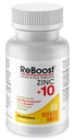 MediNatura ReBoost Zinc +10 MAX Cold & Flu Symptom Relief Rapid-Acţionare, non-Drowsy naturale Soothing Homeopatic ajută la eliberarea întregului organism Disconfort, Tuse, Oboseală, Congestia - Lămâie - 60 comprimate