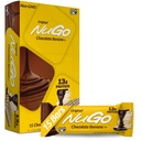NuGo Proteina Bar, Ciocolata Banana, 13g Proteina, Gluten gratuit, 15 Conte