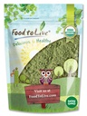 Hrană pentru a trăi organic Alfalfa Powder, 1.5 Lire - non-GMO, frunze crude uscate întreg tineri, Vegan, mare pentru gătit, sucuri, smoothies, Shakes, ceai, și băuturi. O sursă bună de fibre şi proteine dietetice