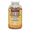 Costco Companii Inc. Kirkland Semnătura 100% ulei de pește sălbatic amestec cu ulei de somon Alaska, 1000mg, 400 Softgels